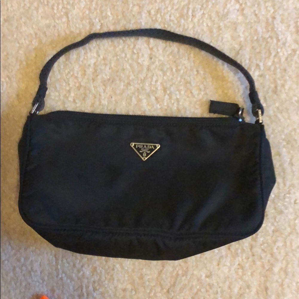 Prada tessuto Small Black Handbag